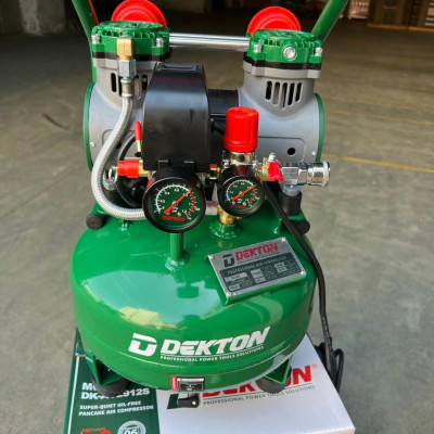 MÁY NÉN KHÍ KHÔNG DẦU 1.5HP 12L DEKTON DK-AC2912S - HÀNG CHÍNH HÃNG