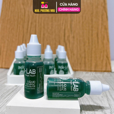 Dung Dịch Cầm Máu Infa-Lab Cao Cấp Chai 15ml Làm Nail An Toàn, Cầm Máu Nhanh 3-5 Giây, Dùng Nhiều Lần Nail Phương Miu Nữ Women
