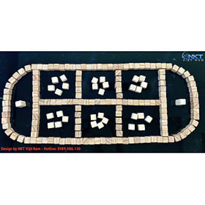 Gỗ Vuông  Xếp Hình