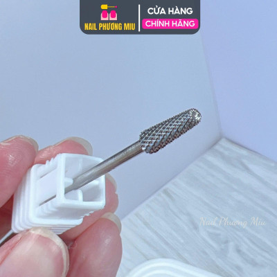 Combo 3 Đầu Mài Titan Tặng Chổi Vệ Sinh, Đầu Mài Da, Mài Chân Móng Up, Mài Mịn Phá Gel Titanium Vonfram Siêu Bền Làm Nail Tiện Lợi, Không Nóng Móng