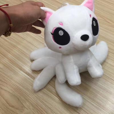 Gấu Bông Hồ Ly Tinh, Hồ Ly 9 Đuôi Tuyệt Đẹp Hot (10cm--->30cm) Cáo Trắng 9 Đuôi Cửu Vỹ Hồ Trong Tam Sinh Tam Thê, Hàng Cao Cấp