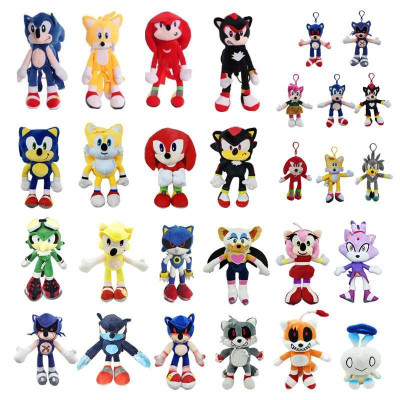 Gấu bông sonic the hedgehog 2 ship HOẢ TỐC TPHCM knuckles sonic plushie 30cm shadow the hedgehog gấu bông