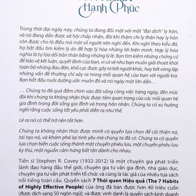 7 Thói Quen Hôn Nhân Hạnh Phúc - The 7 Habits Of Highly Effective Marriage