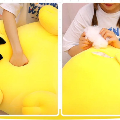 Thú nhồi bông pikachu êm mịn dễ thương cao cấp - Size từ 30cm đến 90cm - Quà tặng gấu bông pikachu nhồi bông dễ thương - Gối ôm mềm mịn cho bé