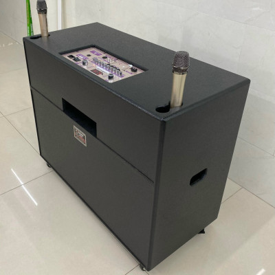 Loa tủ 4 tấc đôi Bossinon 28018K - _Kích thước: 995(W) x 470 (D) x 830 (H)mm _Công suất: 1200Watts - Hàng Chính Hãng