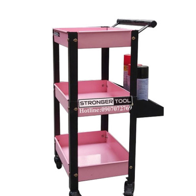 XE ĐẨY 3 NGĂN ĐA NĂNG CÓ KHAY PHỤ MÀU XANH THƯƠNG HIỆU STRONGER TOOL