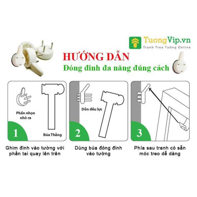 Tranh Tráng Gương - Tranh Tết Treo Tường Phúc Lộc Thọ 04 (Bộ 3 tấm)