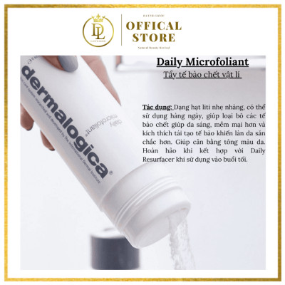 Tẩy tế bào chết vật lý dành cho mọi làn da Dermalogical Daily Microfoliant 73g