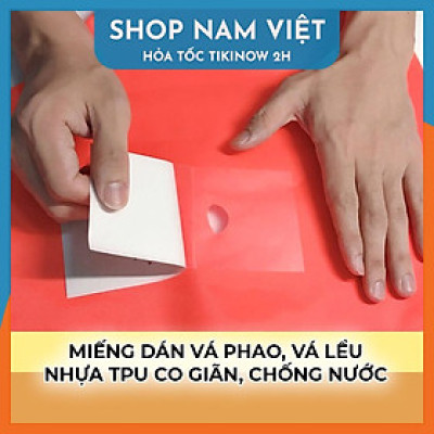 Miếng Vá TPU Co Giãn, Chống Nước Dùng Vá Phao, Vá Dù, Bóng Cao Su