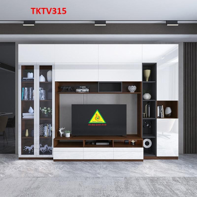 Tủ kệ tivi trang trí phong cách hiện đại TKTV315 - Nội thất lắp ráp Viendong adv