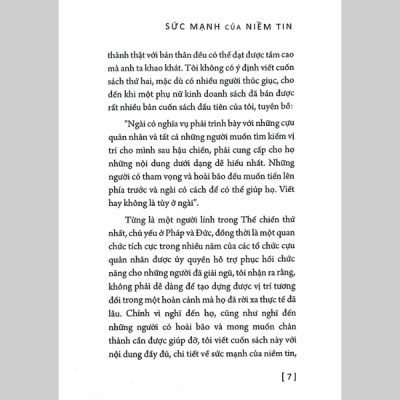 Sức Mạnh Của Niềm Tin