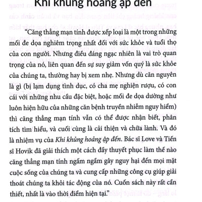 Khi Khủng Hoảng Ập Đến - 5 Bước Đối Phó Với Căng Thẳng Mạn Tính
