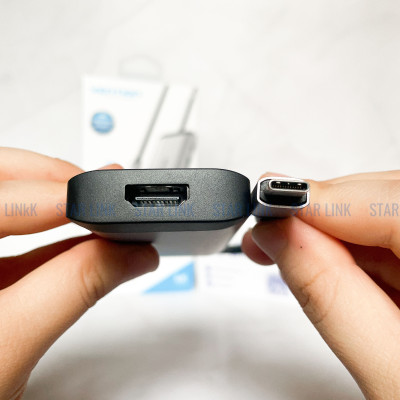 Cáp chuyển đổi Type-C sang HDMI + 3 cổng USB 3.0 + Type-C PD Vention CNBHB - hàng chính hãng