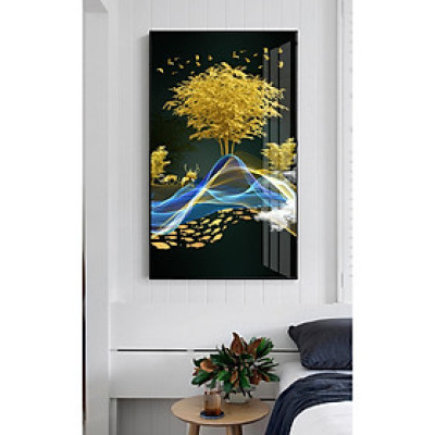 Tranh Treo Tường Trang Trí Cây Vàng Kim