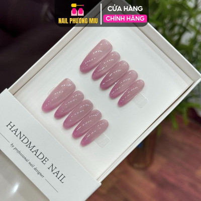 Sơn Gel Màu Thạch Hồng VENDEENI T12-7 Làm Nail Siêu Xinh, Đậm Mướt, Lên Màu Chuẩn, Bền Bóng Nữ Women