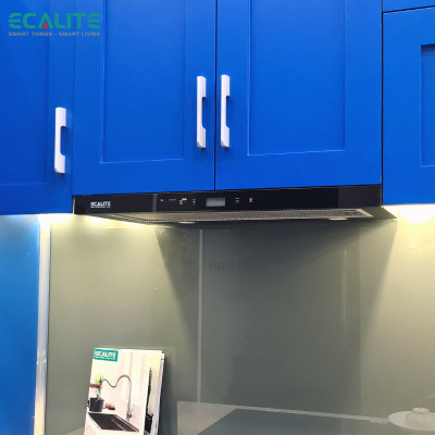 Máy Hút Mùi Âm Tủ H-Series Ecalite EH-AT90LCD -  Kính Đen - Điều Khiển Cảm Ứng 3 Tốc Độ - Màn Hình LCD Hiện Đại - Hàng Chính Hãng