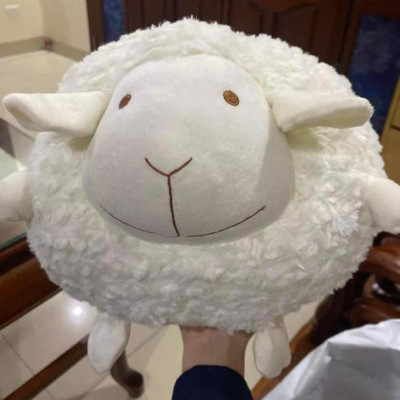 Dễ Thương Tròn Bóng Cừu Búp Bê Sang Trọng