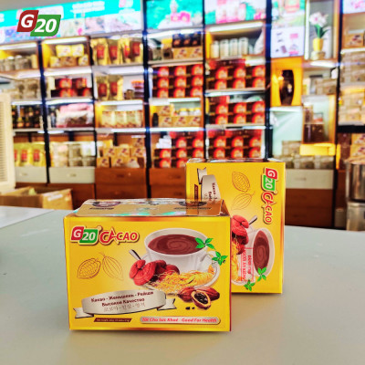 Cacao - Nhân sâm - Linh chi hòa tan G20 Coffee