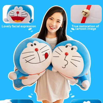 Thú nhồi bông Doraemon dáng dài êm mịn - Size từ 60cm đến 100cm - Quà tặng gấu bông Doraemon dễ thương - Gối ôm mềm mịn cho bé.