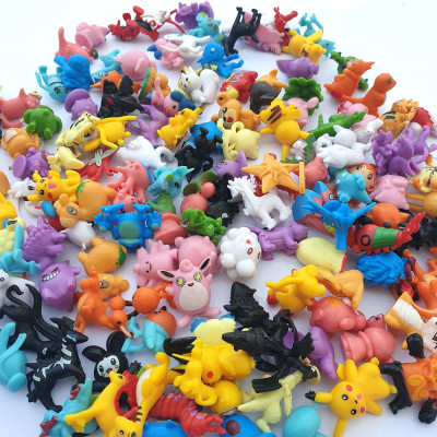 Bộ sưu tập 144 mô hình đồ chơi Pokemon Go mini đa hệ + tặng vòng tay biến hình thú Twisty Petz dễ thương cho các bé