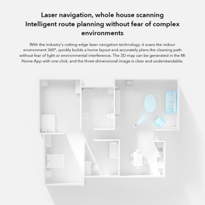 Robot Hút Bụi Lau Nhà Xiaomi Mijia Omni 1S - Tự Động Đổ Rác Giặt Giẻ Lau Sấy Khô Bằng Khí Nóng Camera AI Thông Minh - Hàng Nhập Khẩu