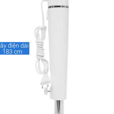 Quạt đứng Toshiba F-LSD30(W)VN - Điều khiển từ xa núm xoay vô cực - 9 cánh - DC inverter tiết kiệm điện 70% - Cảm biến nhiệt độ - Màn hình LED hiển thị - Hàng chính hãng, bảo hành 12 tháng, chất lượng Nhật Bản