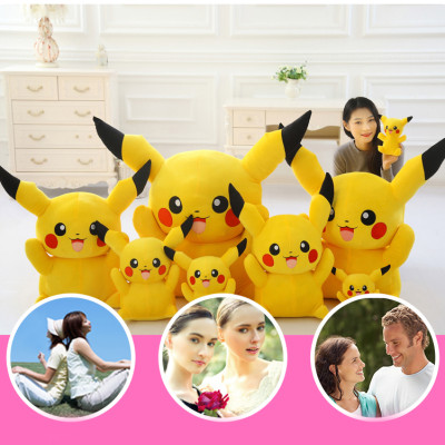 Gấu bông Pikachu dạng vuông cute, dễ thương cho bé (20cm--->40cm) hàng việt nam cao cấp, an toàn cho trẻ nhỏ