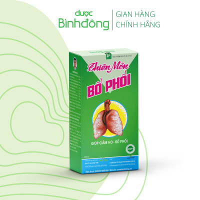 Thiên Môn Bổ Phổi Dược Bình Đông Chai 280ml - Giảm ho nhanh chóng, Bổ phổi thật hay