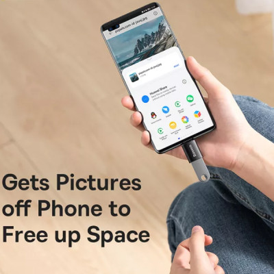 Bộ Chuyển Đổi Baseus Mini OTG Từ Type-C Sang USB-A 3.1 - Hàng Chính Hãng