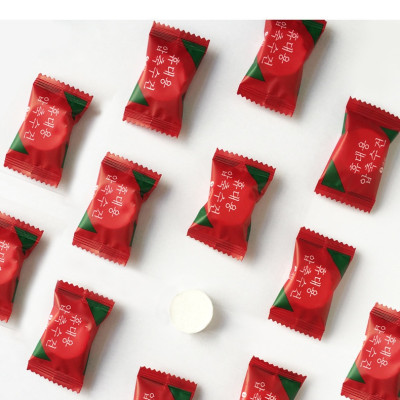 Túi 20 Khăn Giấy Nén Hàn Quốc Cao Cấp Loại Dày 2 Lớp 20*20cm - Hàng Chính Hãng