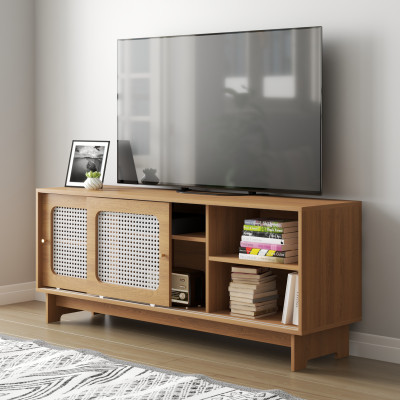 [Happy Home Furniture] MEYDAN , Kệ TV 2 cửa lùa , 160cm x 42cm x 65cm ( DxRxC), KTV_013