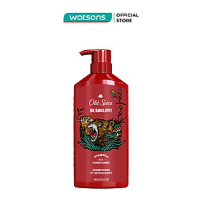 Dầu Gội & Xả Cho Nam Old Spice Bearglove 2in1 650ml