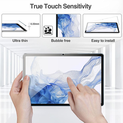 Miếng dán kính cường lực Cho SamSung Galaxy Tab A9 và Tab A9 Plus độ cứng 9H – Hàng nhập khẩu