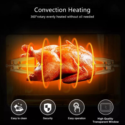 Nồi chiên không dầu điện tử dung tích lớn 12 Lít Biolomix MA510T-Hàng chính hãng 