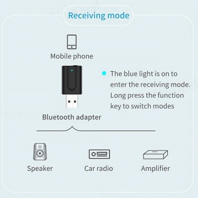 ROGTZ - Bộ Thu Phát Âm Thanh 2 Trong 1 Bluetooth 5.0 T10 Phạm vi kết nối 15m Nhựa ABS Kết nối 3.5mm Điện áp đầu vào DC/5V Âm thanh Hi-Fi Nhỏ gọn Dễ sử dụng Chế độ chuyển đổi linh hoạt - Hàng Chính Hãng