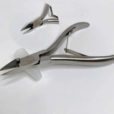 Kìm Lấy Khoé 2 Trong 1 Vinsall, Kềm Lấy Khoé Mũi Dài 1,5cm Inox Không Gỉ, Sắc Bén, Tiện Lợi Làm Nail cắt nhặt da Chuyên Nghiệp An Toàn