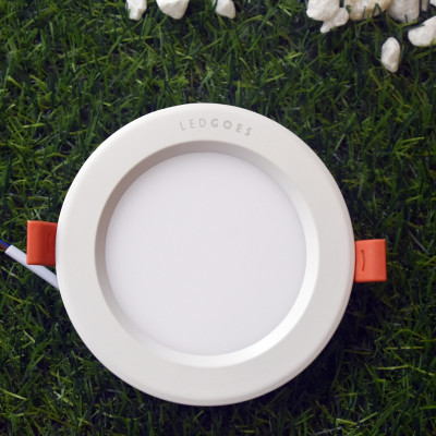 Đèn LED âm trần siêu mỏng LEDGOES 6W lỗ khoét 100mm