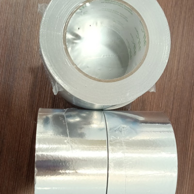 Băng keo bạc màng PET 48x50 băng keo bạc siêu dai dán ống gió