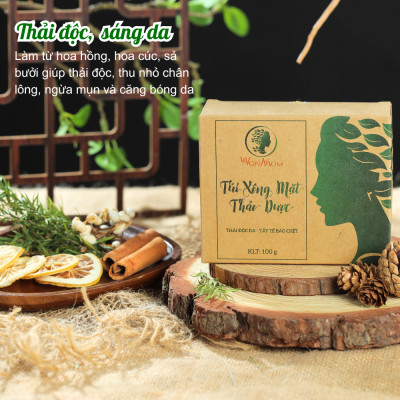 Bộ thảo mộc xông hơi đầy đủ Wonmom ( Xông mặt - toàn thân - cửa mình - gừng hạ thổ toàn thân )