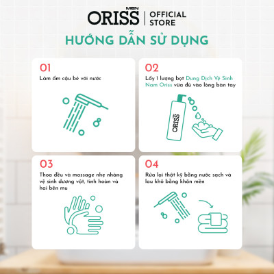 Dung Dịch Vệ Sinh Nam Dạng Bọt Orimen - 120ml/chai
