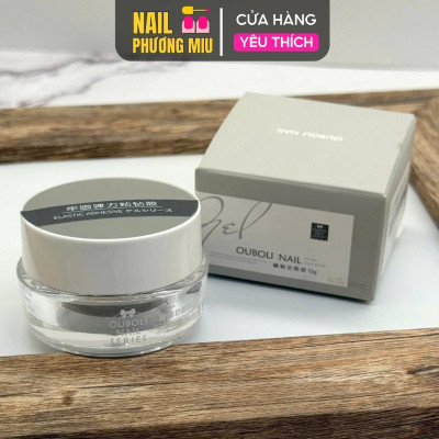 Gel Đính Đá OUBOLI Hũ To 30g Cao Cấp Siêu Bền Đậm Đặc Không Chảy Không Hơi Keo, Không Cần Phao Nhám Top Độ Bền Cao Dùng Gắn Đá To, Nhỏ, Charm Nữ Women
