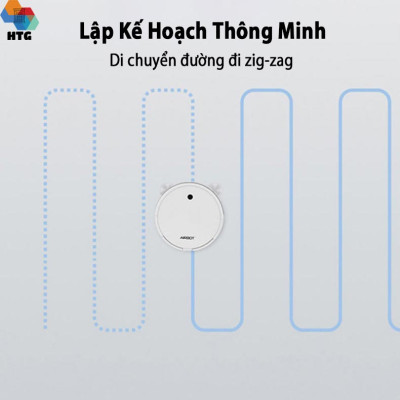 Robot hút bụi airbot OUSI-A500 Sở Hữu 3 In 1, Hút Quét Và Lau Sạch Sâu, Lập Kế Hoạch Hoạt Động Kết Nối Ứng Dụng Qua Điện Thoại, Hàng Chính Hãng
