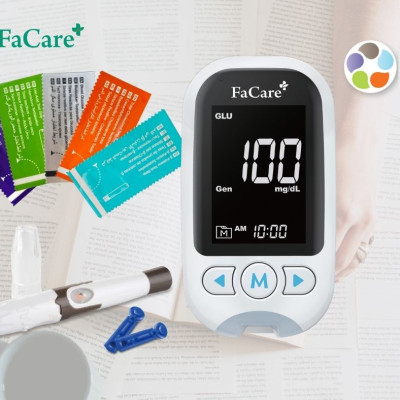 Máy đo Đường huyết, Mỡ máu, Axit Uric 5 trong 1 FaCare FC-M168 (TD-4216) Bluetooth