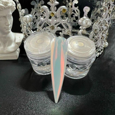 Nhũ Tráng Gương Cực Quang 2 Tone Màu 12, 18 Siêu Lấp Lánh, Dễ Phối, Làm Nail Tiện Lợi Ánh Kim Loại Và Ngọc Ánh Trai