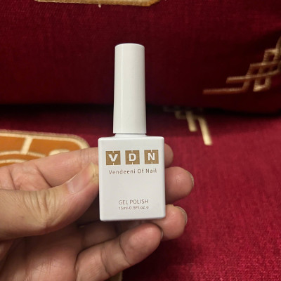 Sơn Gel Màu Thạch Hồng Cam VENDEENI V6-S04 Cao Cấp Chai 15ml Làm Nail Hàn Quốc Tone Hồng Nhạt Nhẹ, Gel đậm Đặc Mướt, Dễ Kéo Không Bị Gợn, Nắp Tròn