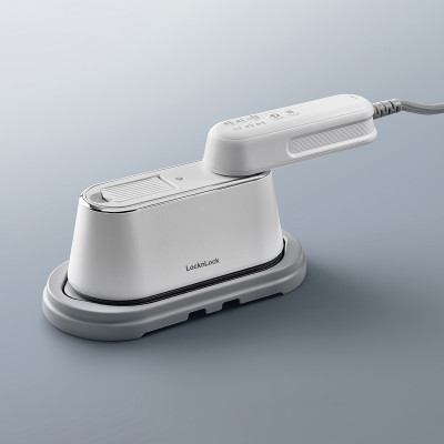 Bàn Ủi Hơi Nước LocknLock ENI262WHT 2 Trong 1 100ml 1300W, Hàng Chính Hãng, Ủi Đứng Và Nằm - JoyMall