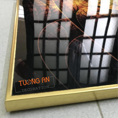 Tranh Phúc Lộc Thọ, bộ tranh treo tường tráng gương trang trí treo cầu thang 