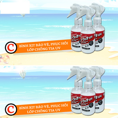 Bình xịt làm bóng lốp xe chống tia UV Ichinen Nhật Bản 100ml