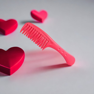 Lược Chải Tóc Cao Cấp Kai 32387 - HC0327 (Màu Đỏ)