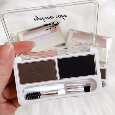 Bột kẻ mày 2 ngăn Mira No.3 tặng kèm móc khoá 